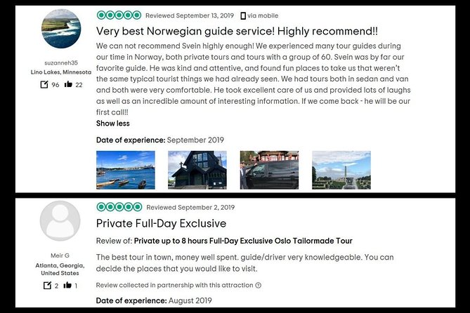 8 hours Full-Day Exclusive Oslo Tailormade Guided Limo Tour - Akerselva and Oslo’s working past