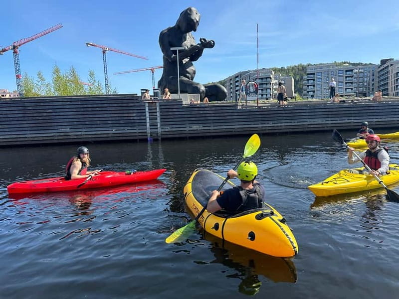 Akerselva River: Urban Paddling Adventure Kayak Tour - What the Munch Museum and Opera House look like from the water