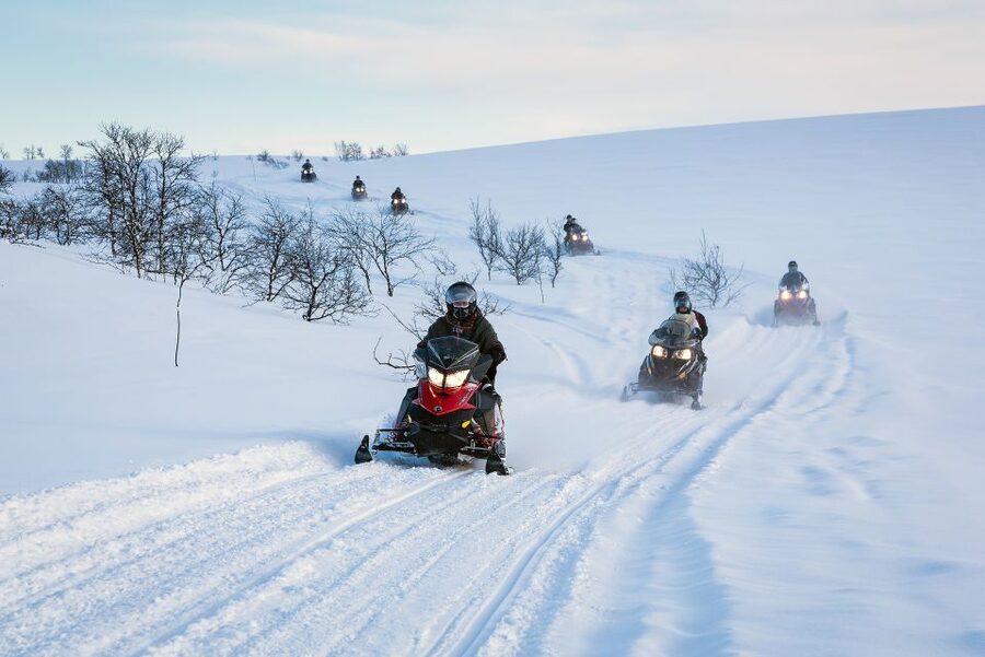 Alta: Guided Snowmobile Safari on Finnmarksvidda With Snacks - Frozen lakes, photo stops, and Arctic life