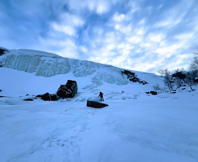 Alta: Igloo Ice Hotel and Hiking to the Frozen Waterfall. - Dress for the Alta cold, not just the photographs