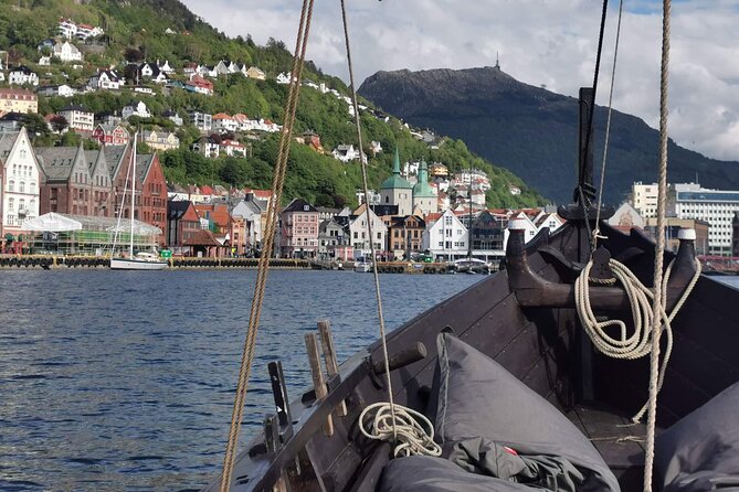 Bergen Fjord Experience Aboard Viking-style Ship - Raising the sail, steering, and fishing