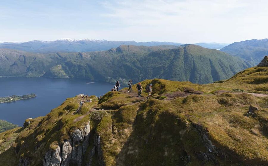 Bergen: Fjord Hiking - Public tour - Three to five hours through rugged country