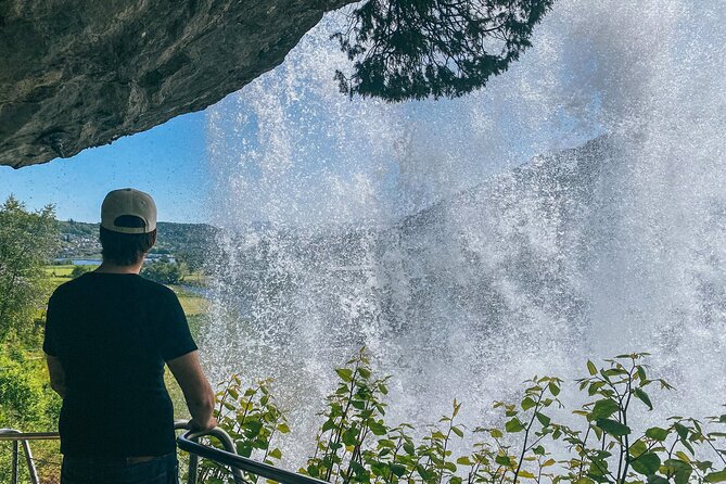 Bergen in a day, Guided tour: Old Town, Waterfalls & Waffles - Fossen Bratte begins the waterfall chase