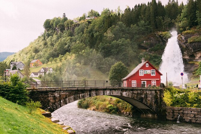 Bergen in a day, Guided tour: Old Town, Waterfalls & Waffles - Norheimsund shows the quieter side of fjord life