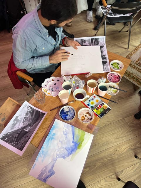 Bergen: paint Norwegian landscape with watercolor - Planning the Appointment in Bergen