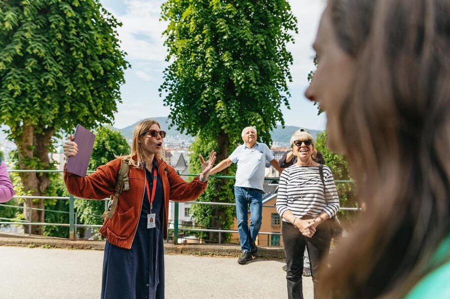 Bergen: Past & Present Small Group Guided Walking Tour - Reading the wooden wharf at Bryggen