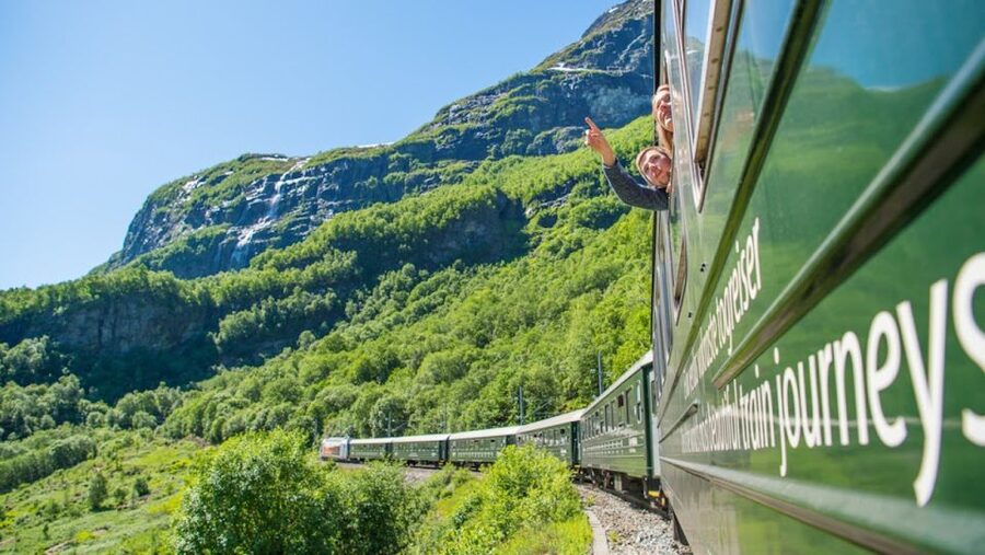 Bergen: Private Day Tour, Nærøyfjord Cruise and Flåm Railway - From Bergen to Tvindefossen Waterfall