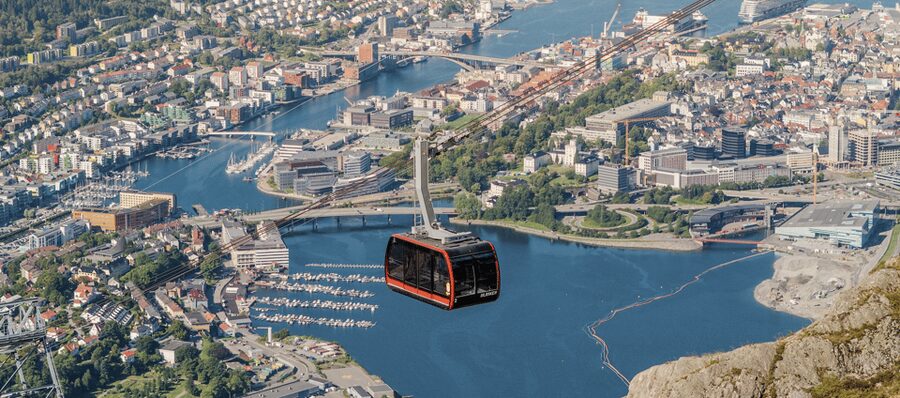 Bergen: Round-Trip Ulriken Cable Car Ticket - Reaching Mount Ulriken from Bergen