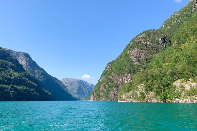 Bergen to Hardangerfjord VIP car + private yacht Fjord cruise - Øystese adds an apple-country stop