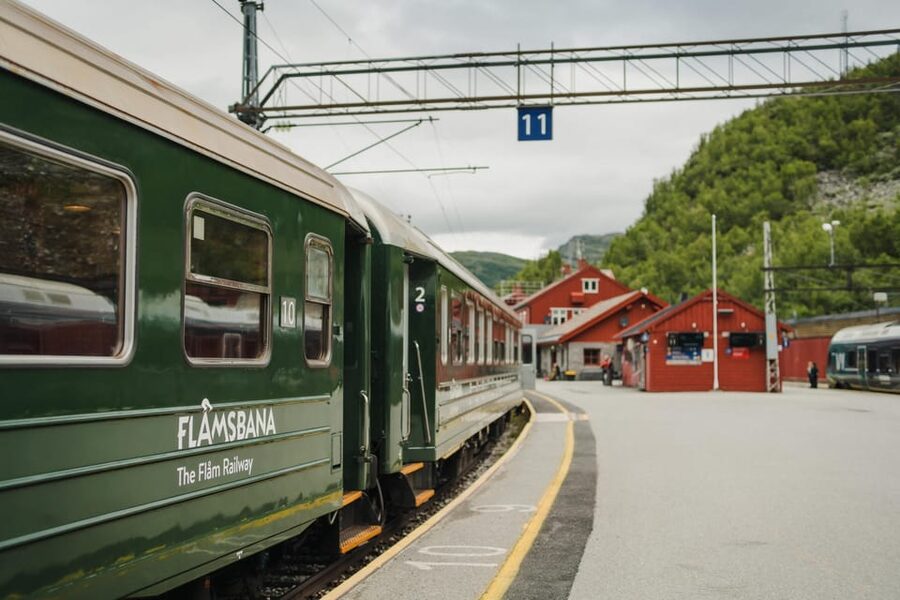 Bergen: Viking Village, Nærøyfjorden Cruise and Flåm Railway - Njardarheimr, a Viking town with hands-on activities