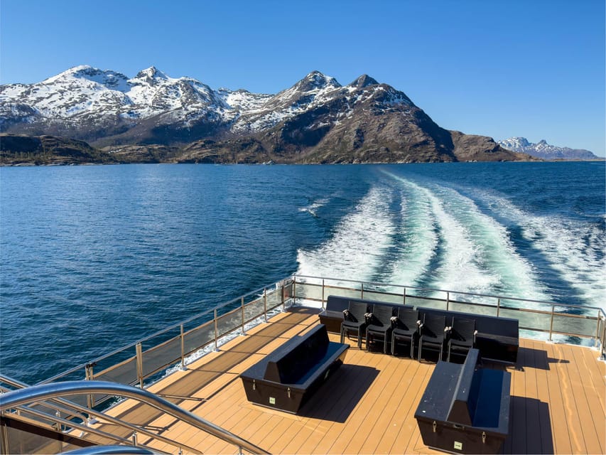 Bodø: Beiar Fjord & Saltstraument Cruise - Leaving Bodø from the Ramsalt waterfront