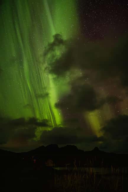 Bodø: Northern Lights safari - First viewpoint: a short chance to get ready