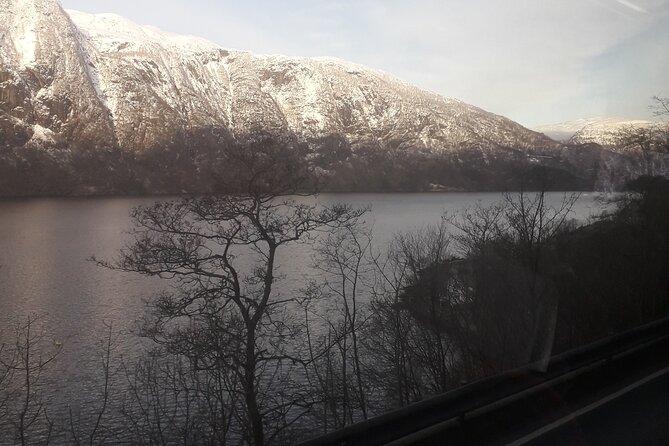 Bride's Veil and Steinsdalsfossen waterfalls with sceneries of Hardanger Fjord - Hardangerfjord, Norway’s fruit country