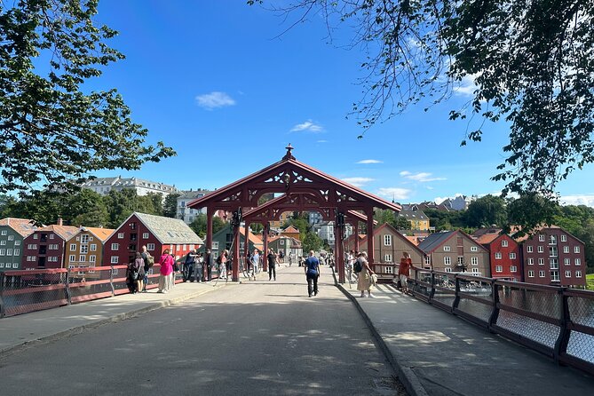 City Bus Tour in Trondheim, Norway - The Old Town Bridge on the way back