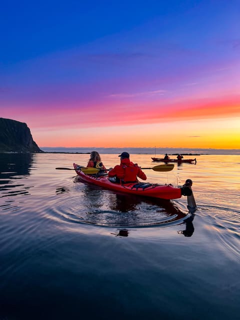 Eggum: Lofoten Islands Midnight Sun Kayak Tour - The island stop with tea, coffee, and snacks