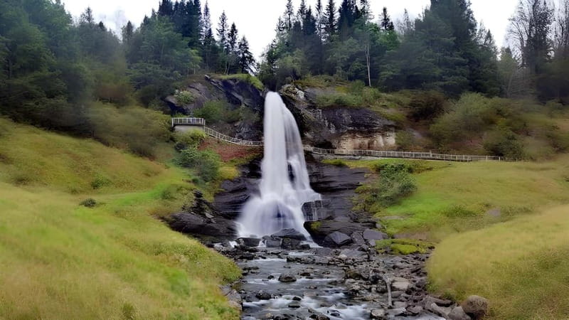 Flexible tour to Hardangerfjord vøringsfossen cruise include - Optional routes to Odda, Låtefossen, and Folgefonna Glacier