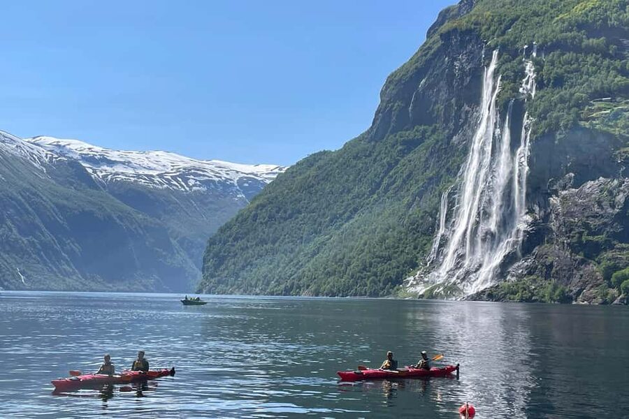 From Geiranger: Geiranger Fjord Tour with Stop in Hellesylt - The return to Geiranger at 12:25 PM