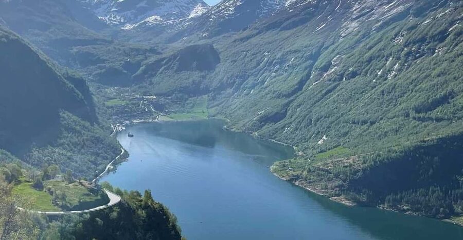 From Hellesylt: The Best of Geiranger Shore Excursion - Geiranger views and the return to Hellesylt