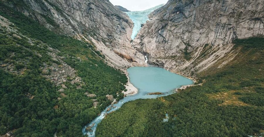 From Olden: Briksdal Glacier Guided Hiking Shore Excursion - The glacier viewpoint and time at the top