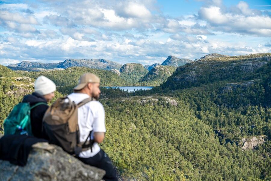 From Stavanger: Pulpit Rock Guided Hike with Pickup - Reaching Preikestolen at 604 meters