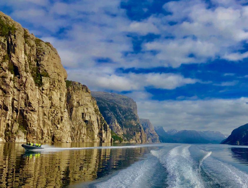 From Stavanger: RIB Tour to Lysefjord - The ride back to Stavanger