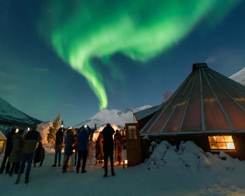 From Tromsø: Northern Lights Visit at Camp Tamok - Getting ready in thermal suits