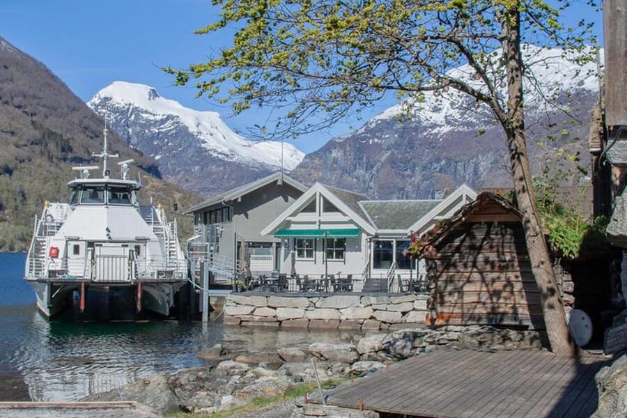 Geiranger Fjord Boat Tour with Waterfall Tasting - The Seven Sisters photo stop