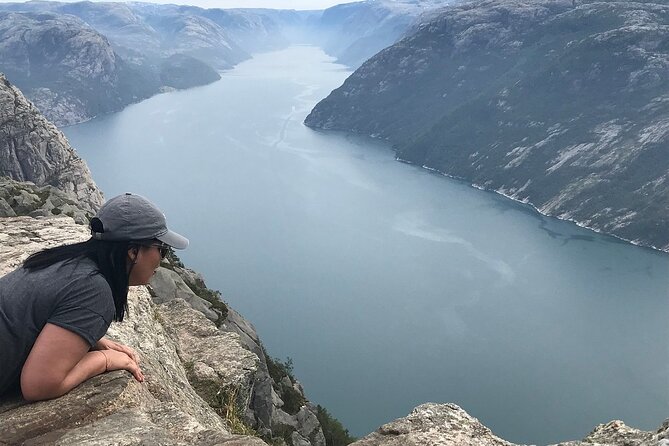Guided hike to Pulpit Rock Preikestolen - Reaching the flat top above Lysefjorden