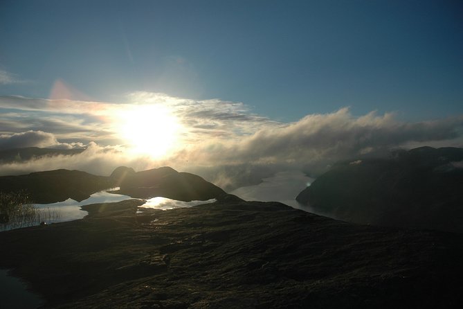 Guided sunrise hike to Pulpit Rock Preikestolen - The climb to Pulpit Rock
