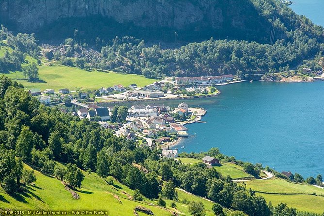 Guided tour - Viking Village, Nærøyfjord Cruise and Flåm Railway - Aurlandsfjord and the approach to Flåm