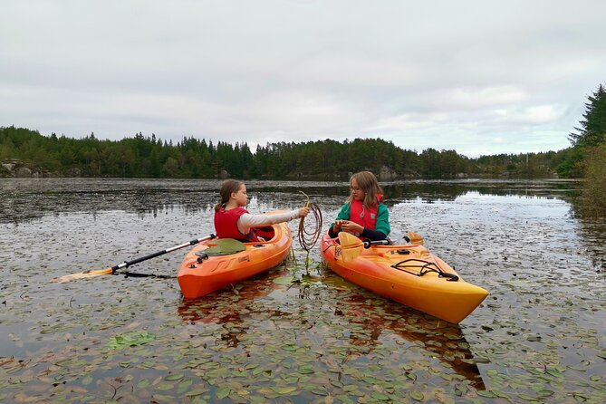Kayaking in Aksdal - The first few minutes: safety and basic instruction