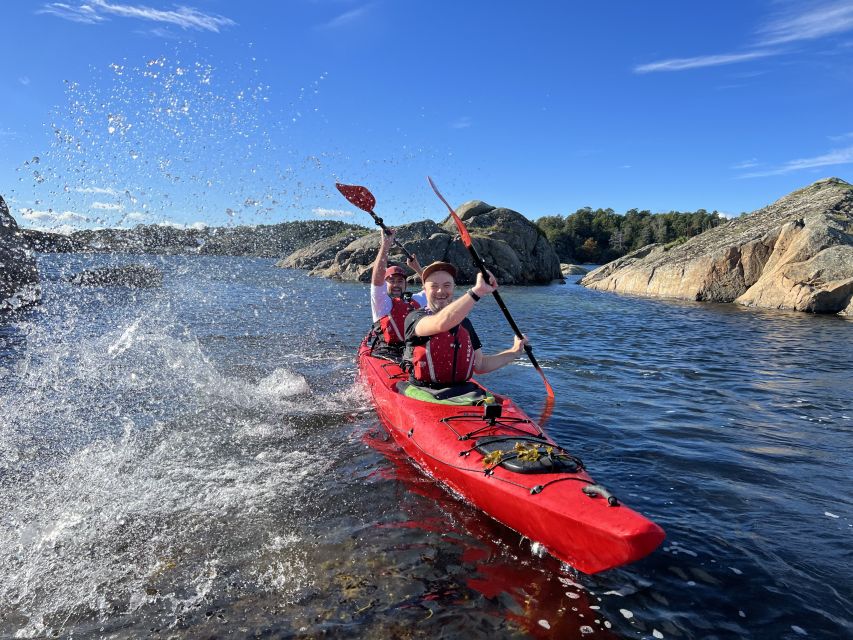 Kristiansand: Scenic Double Sea Kayak Tour around Odderoya - Paddling past the bays and sea cliffs