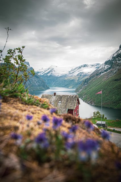 Ljøen, Hellesylt: Ljøen Farm Tour - The eight-minute ride from Hellesylt