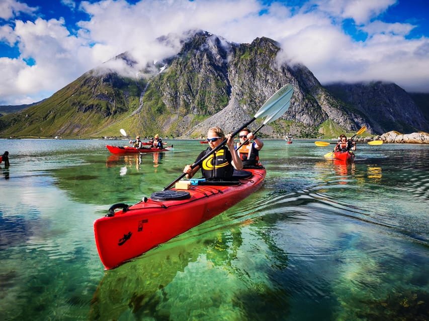 Lofoten: Full Day Combo tour, (kayaking and rappelling) - Rappelling down the cliffs