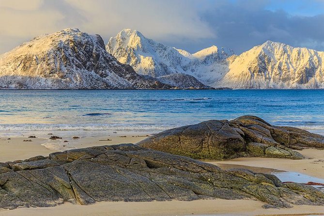 Lofoten Highlights Photo Tour - Henningsvær & Haukland - Gimsøy, open shore, and a quiet wooden church