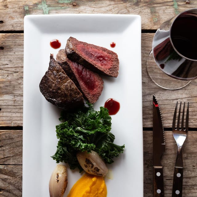 Lofoten (Stamsund and Leknes): Aimees Farm Experience - A Lofoten dinner with the farm still in view