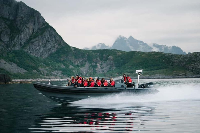 Lofoten: Trollfjord Sea Eagle Safari by RIB Boat - Crossing Raftsundet in a fast RIB