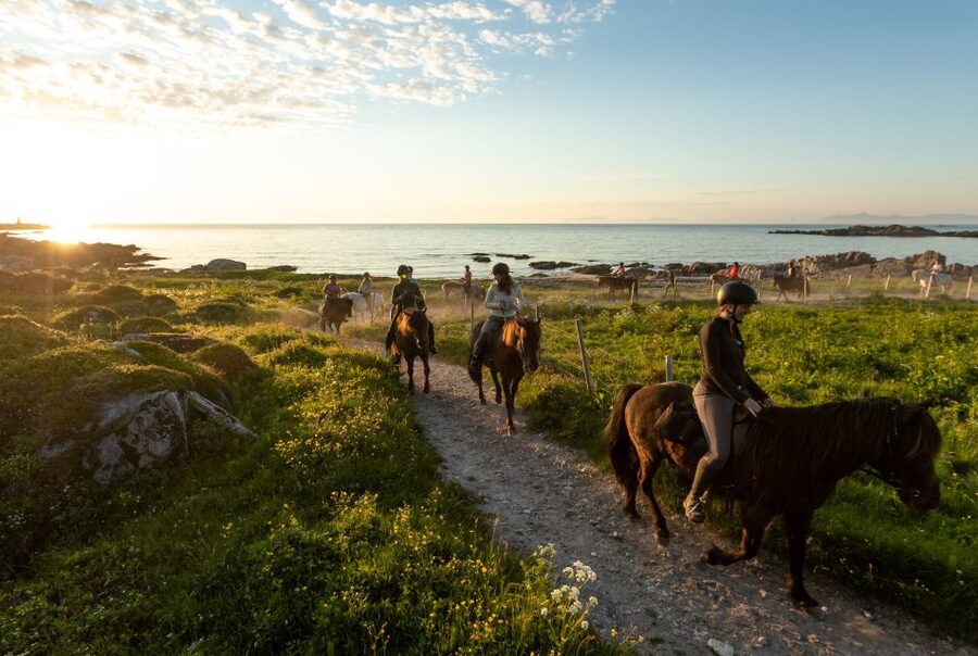 Midnight sun tour - Returning by the Arctic beach