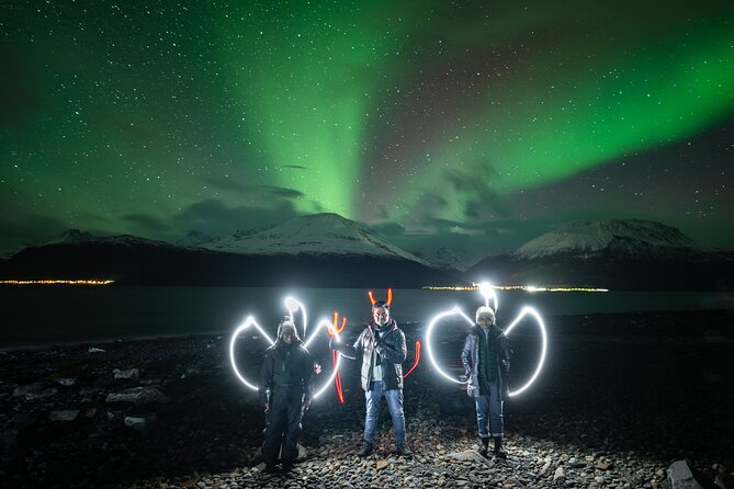 Northern Lights Adventure - The viewing stop and the Arctic setting