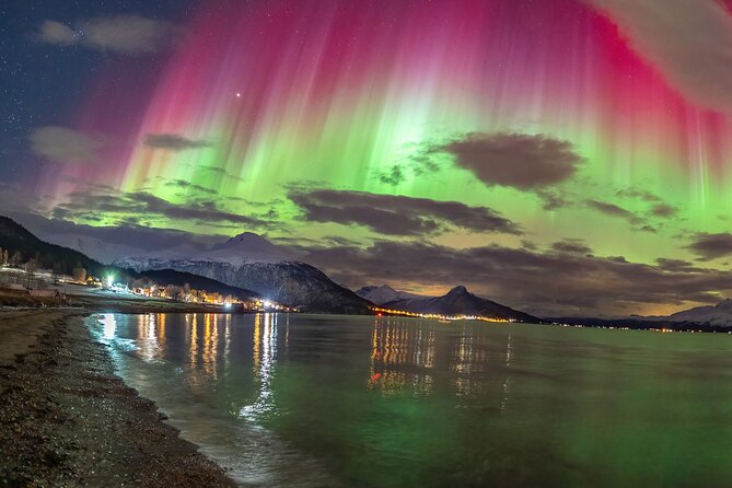 Northern Lights Tour, Photo, Toilet, Meal, Skycam in Mbus - Chasing clear skies from Tromsø to Finland