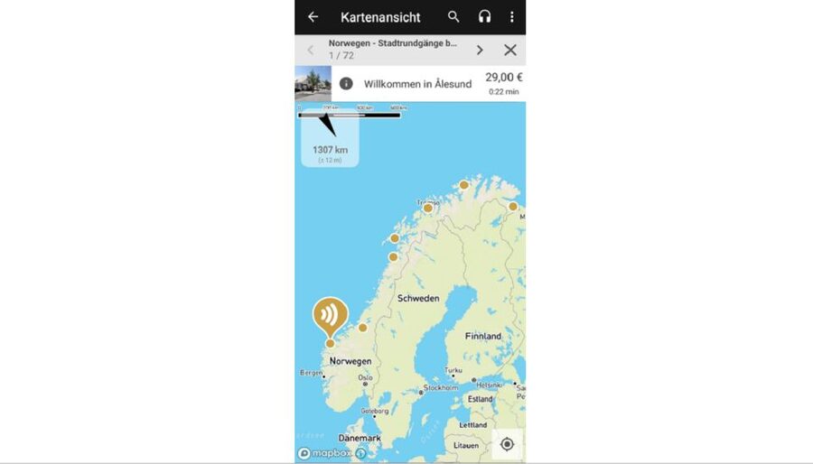 Norwegian Coastal Cities: Smartphone Audio Guide App - Trondheim beyond Nidaros Cathedral