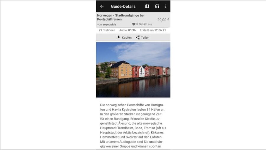 Norwegian Coastal Cities: Smartphone Audio Guide App - Is $35 good value for your cruise?