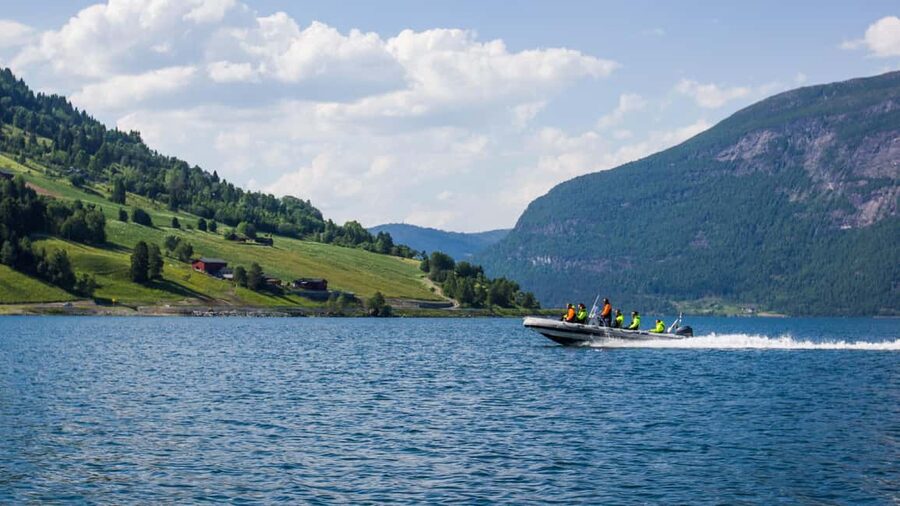 Olden: Nordfjord RIB Boat Tour with Live Commentary - Fifty-five minutes of speed, cliffs, and falling water