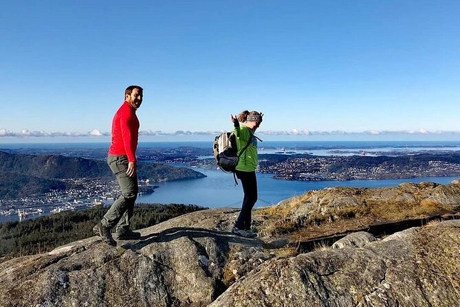On Top of Bergen - Private Hike - Mount Fløyen brings Bergen into view