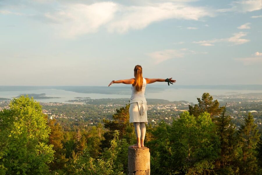 Oslo: Best View of the Oslofjord Hike - Starting at Backstube Opera and riding into the hills
