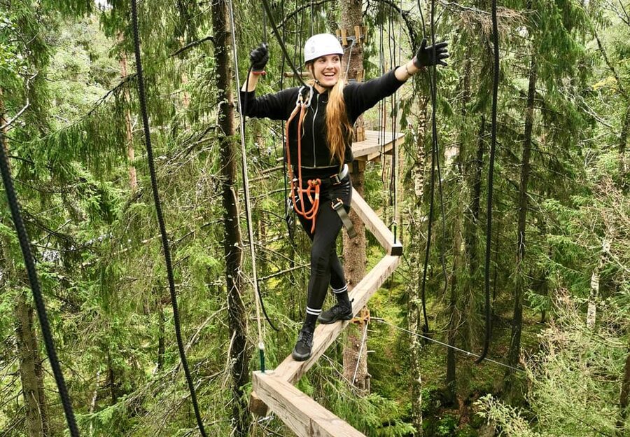 Oslo: Day ticket to Oslo's favourite Climbing Park - The safety briefing sets the tone