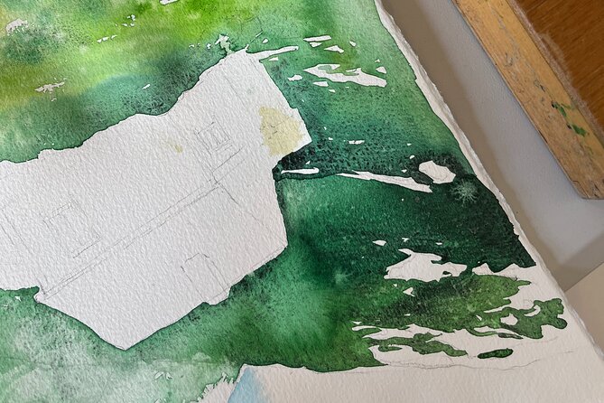 Paint Norwegian landscape with watercolor in Bergen - A small group with room for personal guidance
