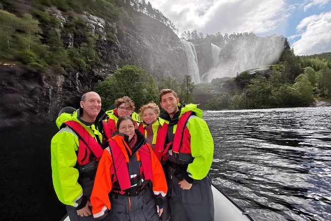Private Cruise: Mostraumen by Zodiac or Lux Pontoon Boat - Hesjedalsfossen, a waterfall best seen from the water