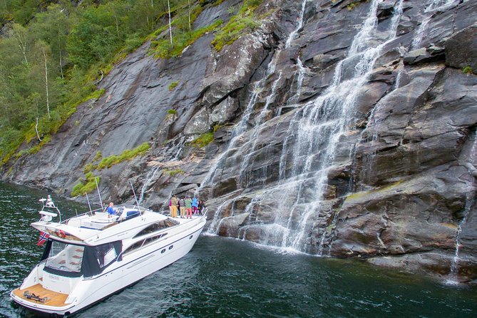 Private Fjord and waterfalls cruise to Modal- Mostraumen - Osterfjorden and the changing scenery