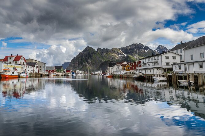 Private Full Day Sightseeing Tour from Svolvær to Å - Sakrisøy adds color and a food stop